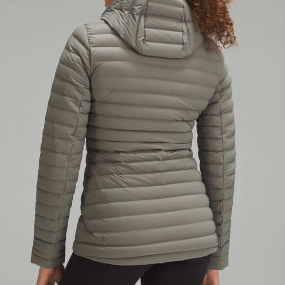 Lululemon Pack it Down Jacket Puffer GREY SAGE Size 6 NWT Packable Winter TRAVEL - Picture 3 of 5